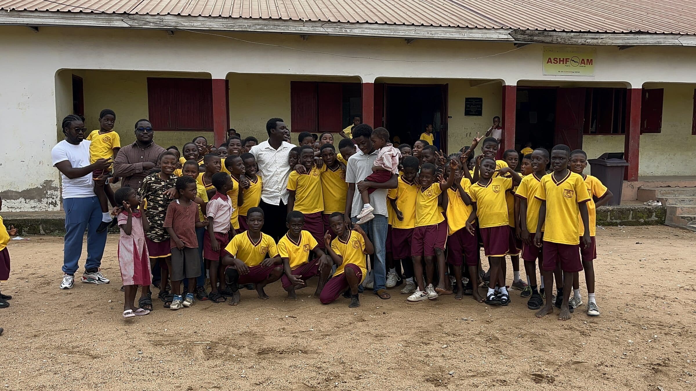 Crowdwave Ghana empowering youth through education, sports, and leadership programs